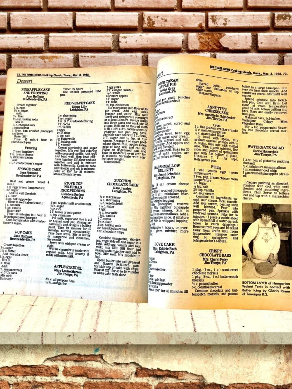 Vintage 1988 Paperback Cookbook THE TIMES NEWS COOKING RECIPE GUIDE Pamphlet